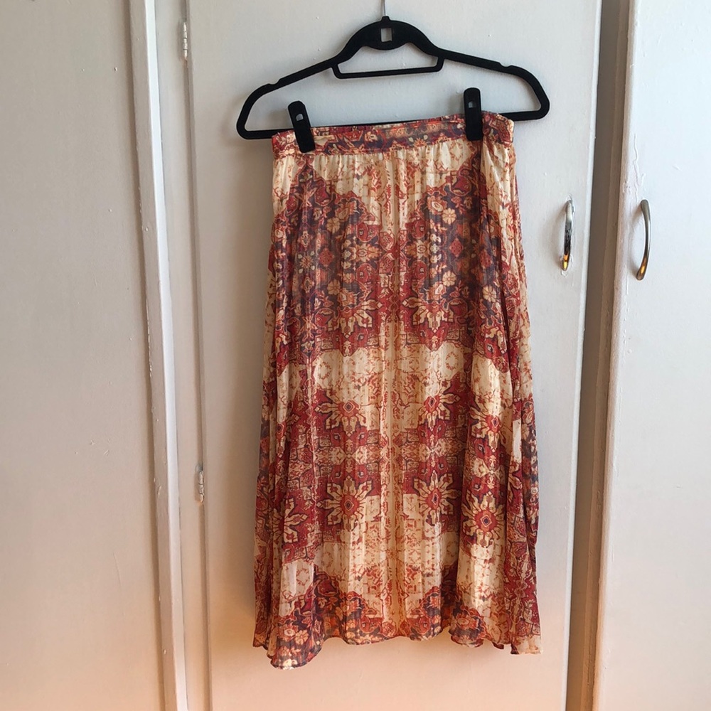 Anthropologie Flowy skirt